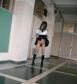 No panties under the uniform?!54 JK manchilla images