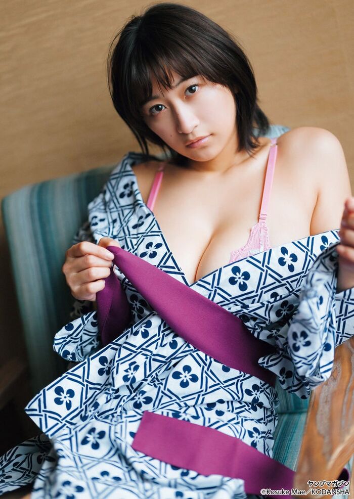 [Image] Enohara Yona releases huge breasts in a lewd swimsuit and gets a million buzzes wwwwwww FRIDAY gravure of a big break beauty is a big response!! 82th image