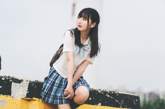 可愛人氣Coser面餅仙兒 - 沙雕JK 3th image
