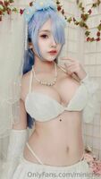 Minichu cosplay Bride Rem – ReZero (35P)