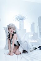 可愛人氣Coser面餅仙兒 – 可畏婚紗 (25P)
