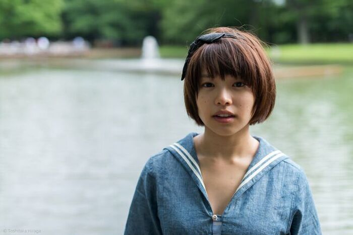 Actress Izumi Okamura's nipples and boobs are rubbed and wet 35 radical semi-nude gravure images 24th image