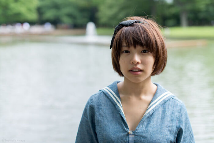Actress Izumi Okamura's nipples and boobs are rubbed and wet 35 radical semi-nude gravure images 36th image