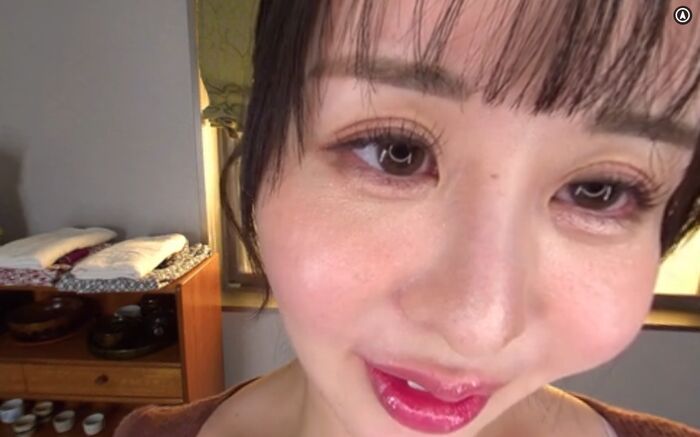 [VR] Kagura Momoka K-cup huge breasts hot spring affair sex 19th image