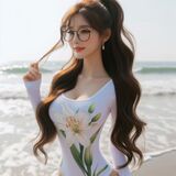 衛生衣系列．百合花 AI Generated