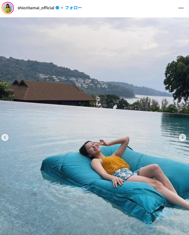 [Image] Momokuro Tamai Shiori (30), swimsuit gravure ban lifted wwwwwwwww Sexy leg shot from the 1st photo book 'Tamayura' is released!! 11th image