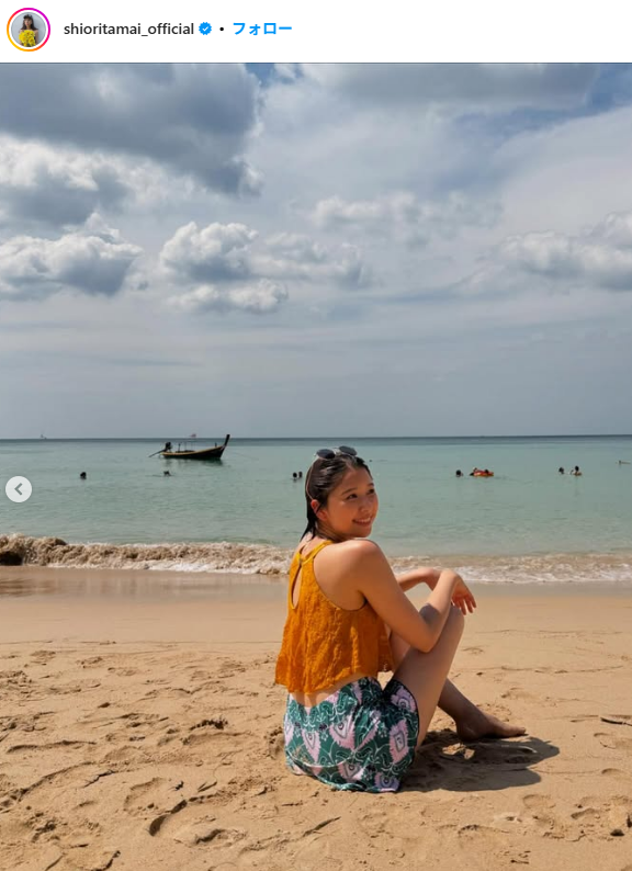 [Image] Momokuro Tamai Shiori (30), swimsuit gravure ban lifted wwwwwwwww Sexy leg shot from the 1st photo book 'Tamayura' is released!! 14th image