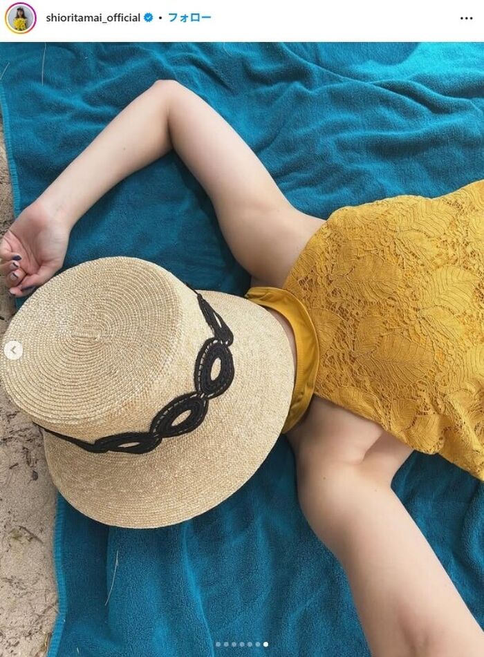 [Image] Momokuro Tamai Shiori (30), swimsuit gravure ban lifted wwwwwwwww Sexy leg shot from the 1st photo book 'Tamayura' is released!! 16th image