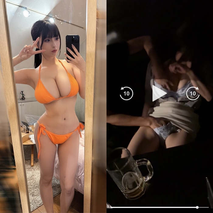 A dirty girl who posts erotic nakedness on SNS and becomes a sucker Eh! ! 61th image