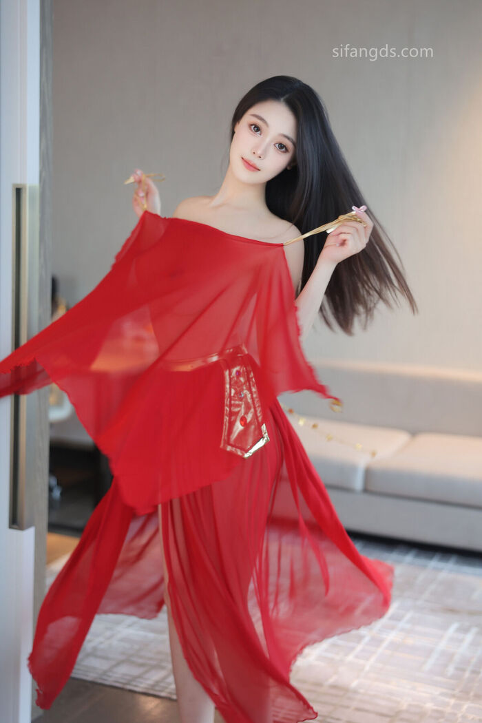 XR Uncensored Qing Miao 清妙 - R18 秀人网模特 红色舞裙 S Part02 (47P) 26th image