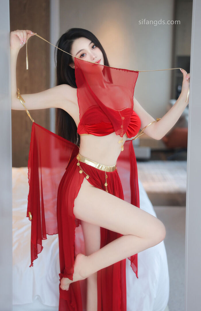 XR Uncensored Qing Miao 清妙 - R18 秀人网模特 红色舞裙 S Part02 (47P) 4th image