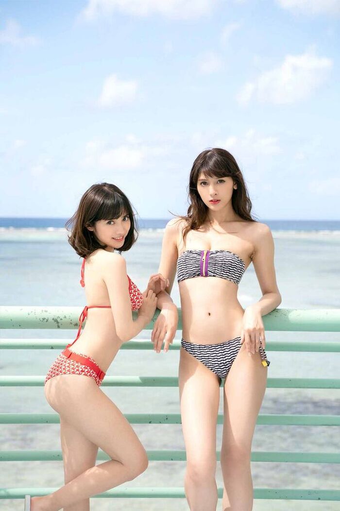 [Image] 10-head half-model, showing off her overwhelming style in a swimsuit pictorial wwwwww Angela Mei, who opens up her god body in a bikini for the first time in a year!! 34th image