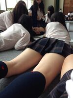I have an erotic image of a woman's buttocks.