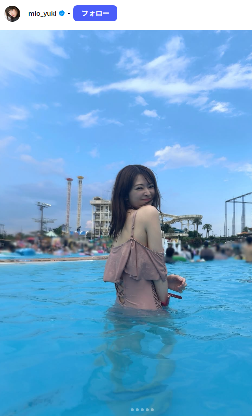 [Image] Innocent actress (26) who appeared in the morning drama, finally lifted the ban on her first swimsuit wwwwwwwwwww Yuki Miao, revealed her first bikini in her life and received a response!! 9th image