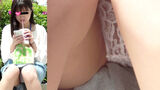[eros2629 Seated Panty Shot] A super cute office lady who sits on a white lace P with a front sheer and takes a panty shot and a chest glimpse