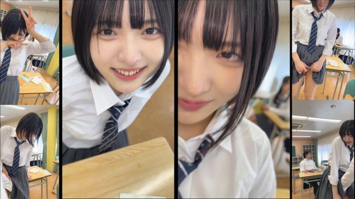 Yumi Nijimura, who plays the role of JK secretly masturbating in the classroom, is cute 4th image