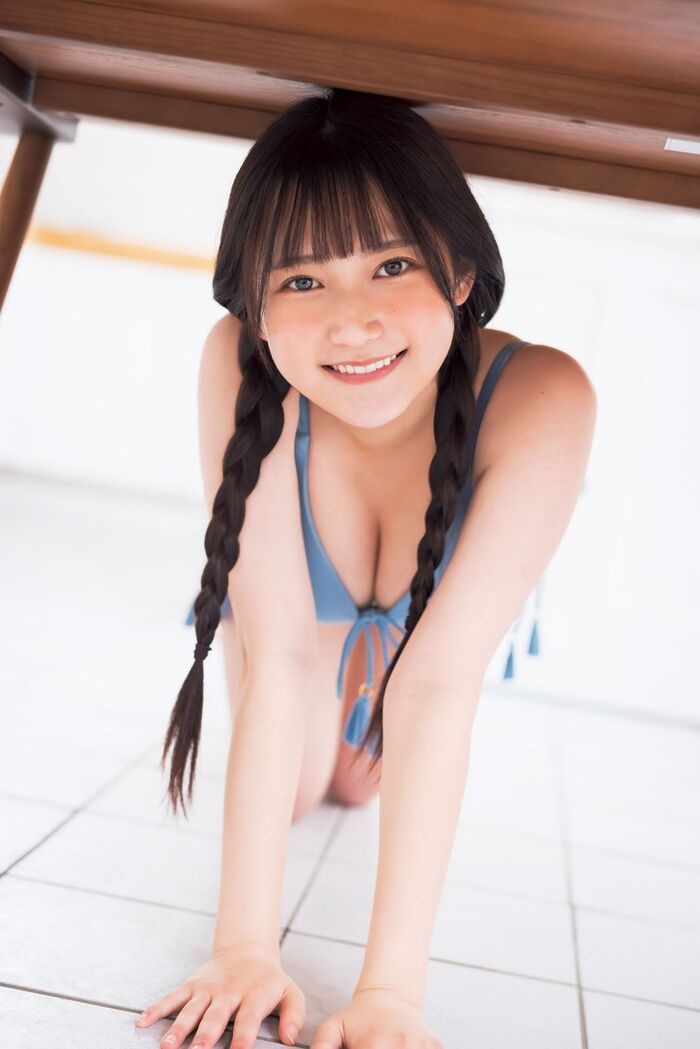 [Swimsuit image] The latest AKB48 gravure selection, the level is too high wwwwww Kurumi Suzuki, Mayu Shoju, and Maho Omori show off their superb bodies!! 29th image