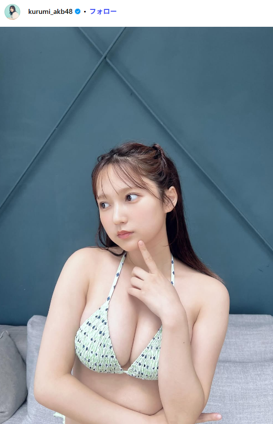 [Swimsuit image] The latest AKB48 gravure selection, the level is too high wwwwww Kurumi Suzuki, Mayu Shoju, and Maho Omori show off their superb bodies!! 7th image
