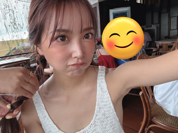 Former NMB48 Miru Shiroma, the service spirit just before the release of the photo book does not stop and shows off a high leg like a wash www 9th image