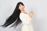 Actress Eri Usami Super ~ Long Hair! Take a bath for 4 hours a day! 1 meter break
